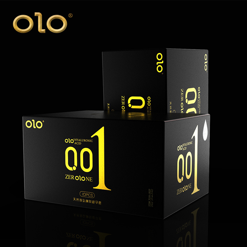 OLO新三款001果冻盒10只装（黑色）