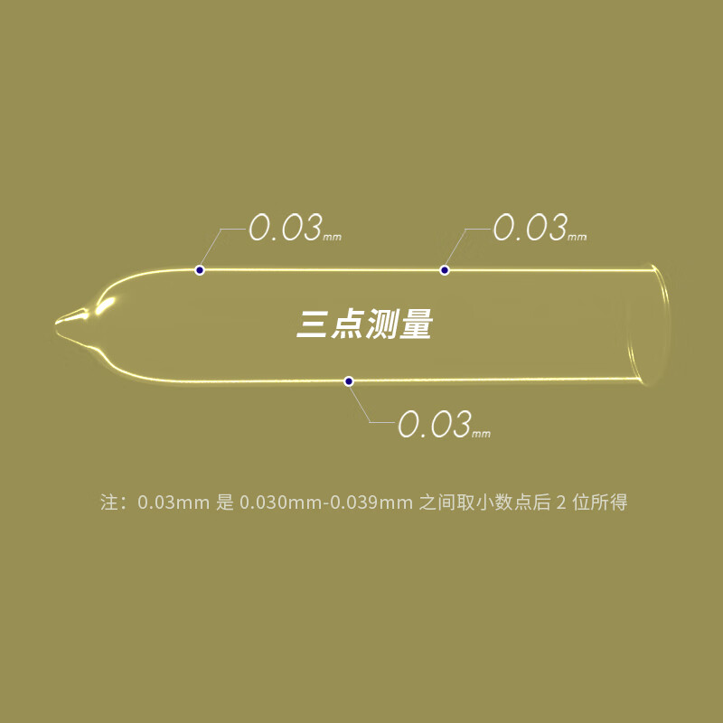 冈本OK-0.03黄金贴身超薄2片装金色