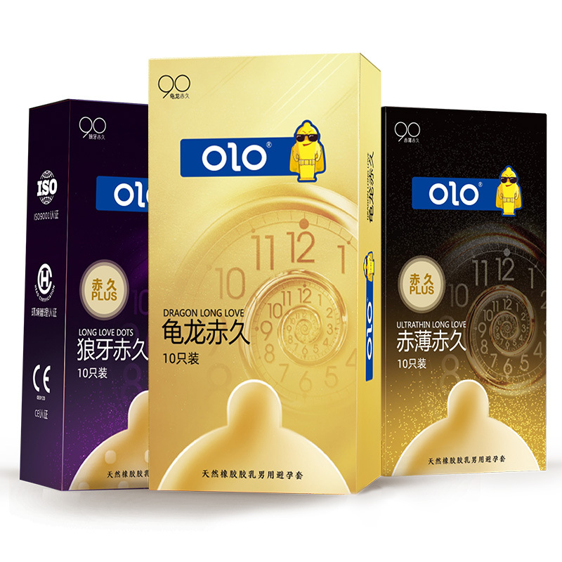 OLO龟龙持久金色款10只装