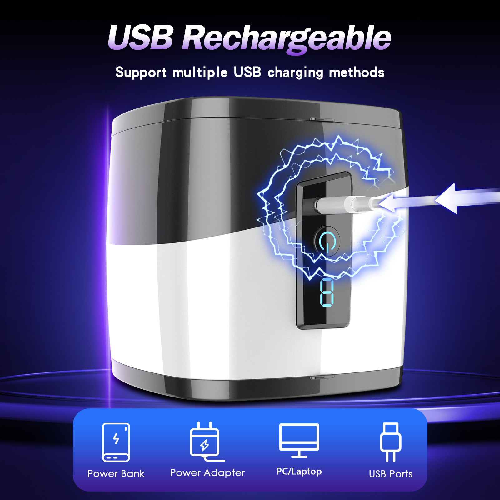 爱而乐勃茎伸缩旋转飞机杯 -黑白色